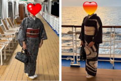 クルーズ旅行にて