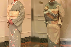  親族の結婚式に訪問着を着て